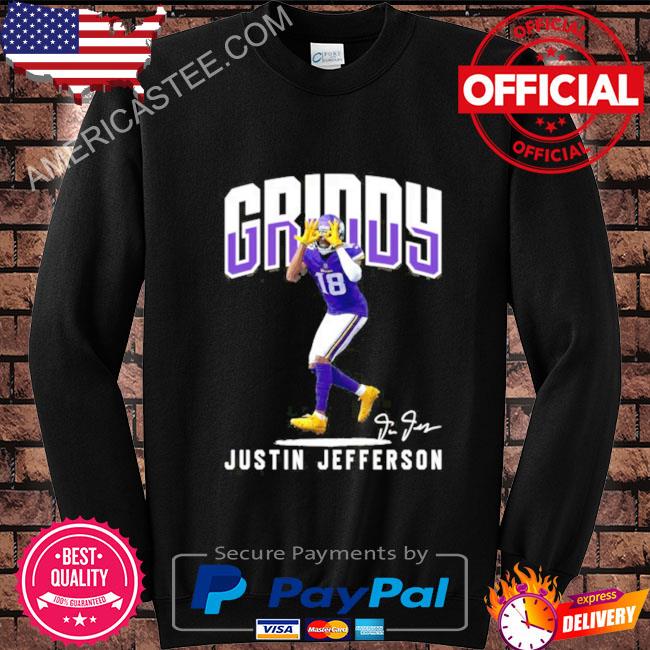 Justin Jefferson Griddy Minnesota Professional Football T Shirt