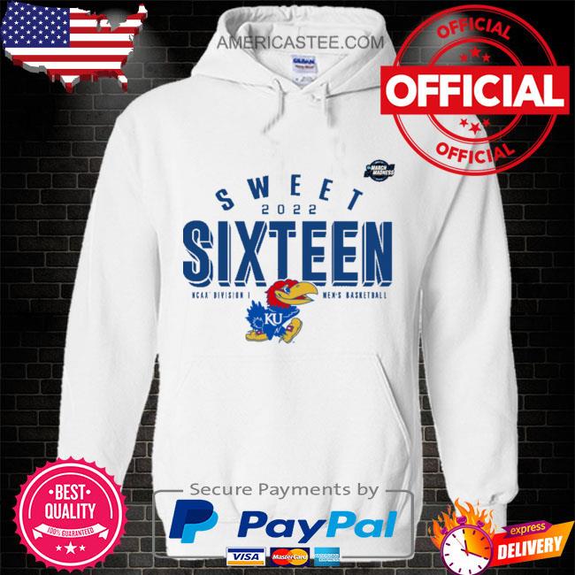 Kansas jayhawks ncaa men’s basketball tournament march madness sweet sixteen shirt