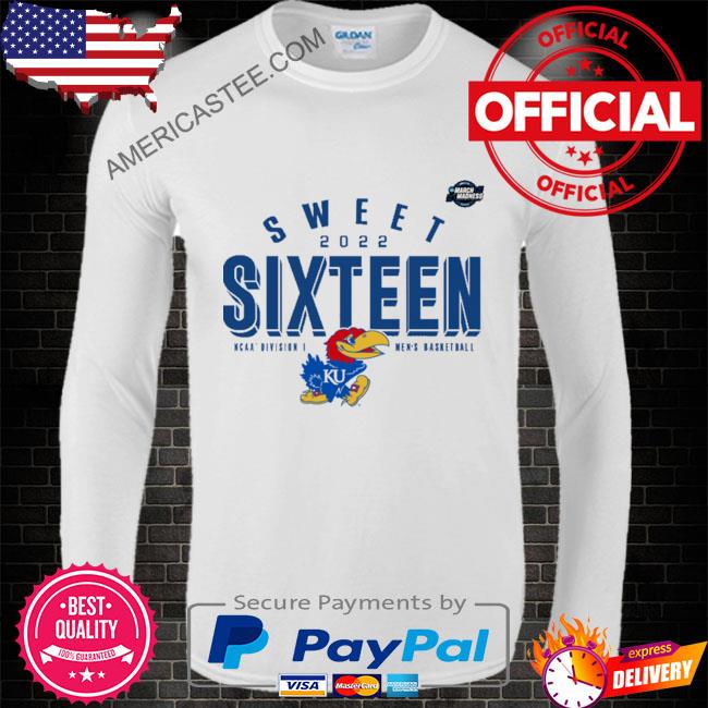 Kansas jayhawks ncaa men’s basketball tournament march madness sweet sixteen shirt