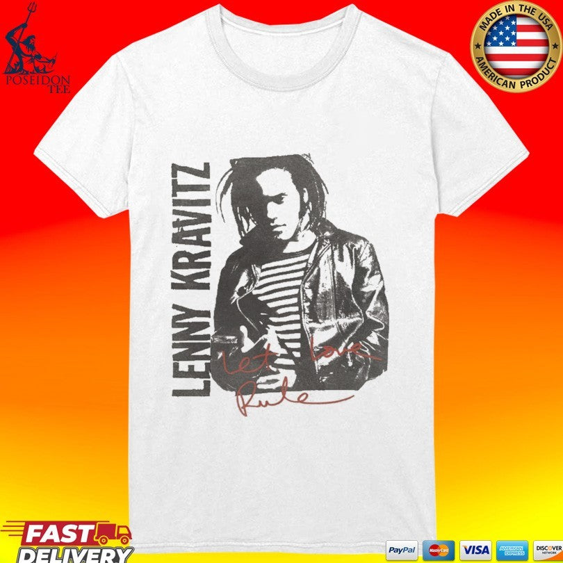 Lenny Kravitz Let Love Rule High Contrast T-shirt