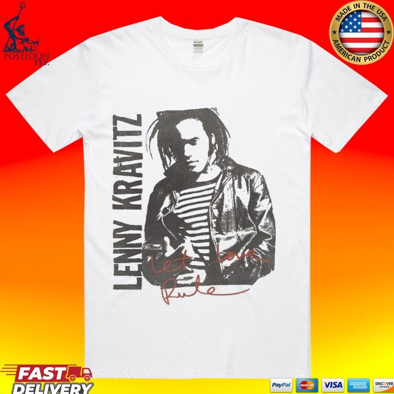 Lenny Kravitz Let Love Rule High Contrast T-shirt