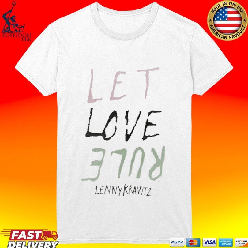 Lenny Kravitz Let Love Rule Tri-color T-shirt