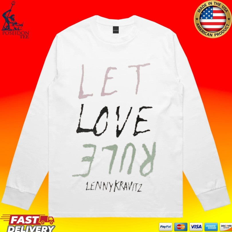 Lenny Kravitz Let Love Rule Tri-color T-shirt