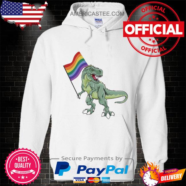 LGBTQ Dinosaur Rainbow Pride Month T-Shirt