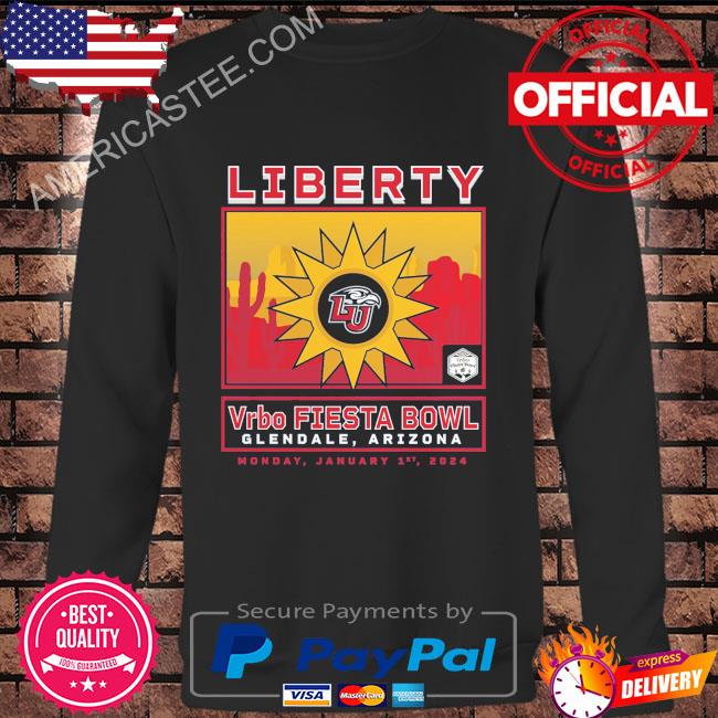Liberty Flames Fanatics Branded 2024 Fiesta Bowl Fierce Competitor T-Shirt