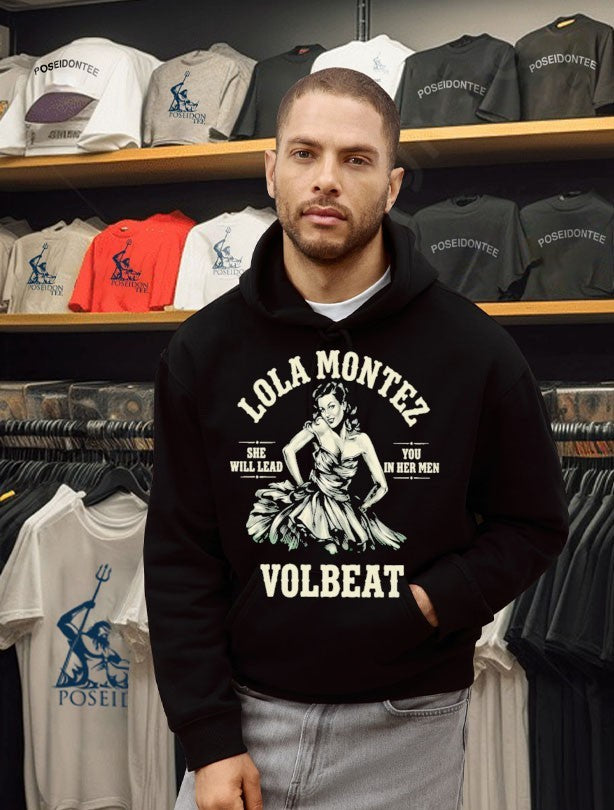Lola Montez Volbeat She Will Lead You In Her Men T-shirt