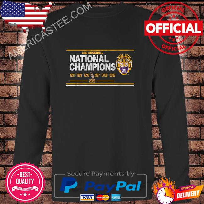 Lsu baseball national champions sign shirt