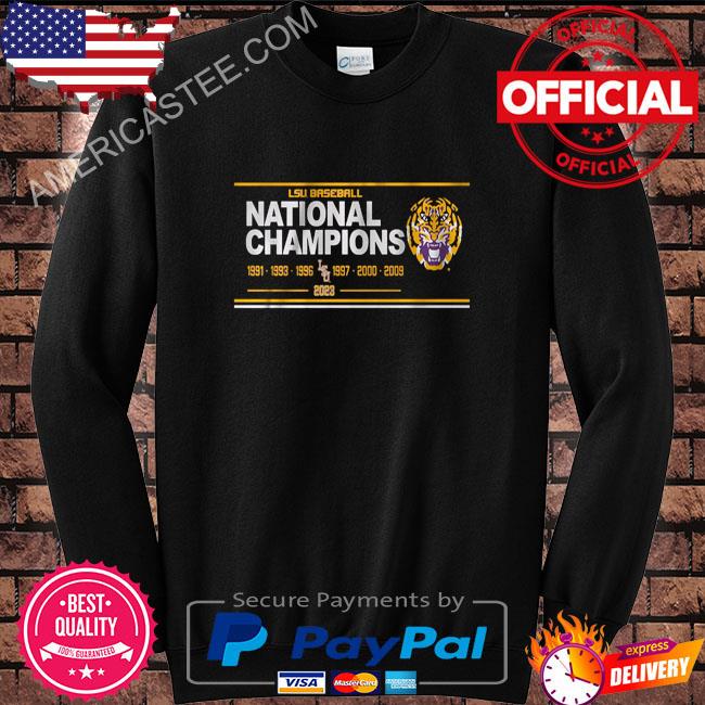 Lsu baseball national champions sign shirt
