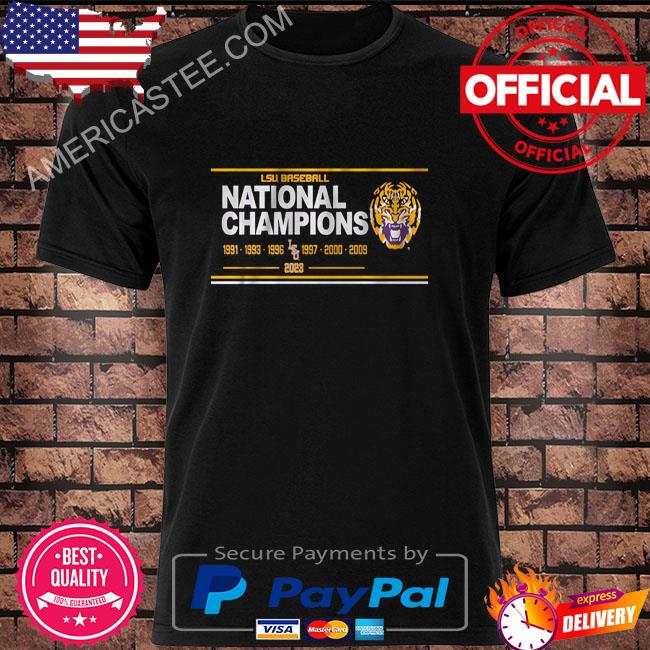 Lsu baseball national champions sign shirt