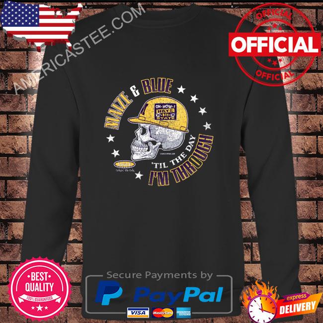 Maize And Blue Til The Day Im Through Shirt Michigan College Sports Fan Gear