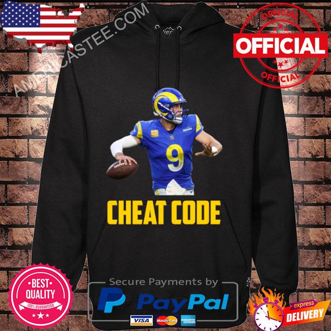Matthew stafford cheat code los angeles football fan shirt