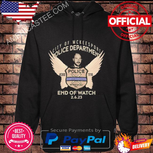 Mckeesport sean sluganski end of watch shirt