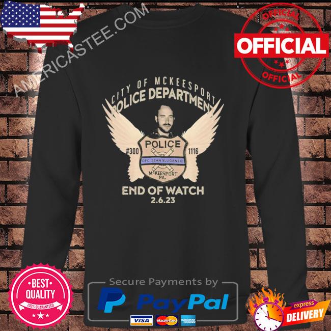 Mckeesport sean sluganski end of watch shirt