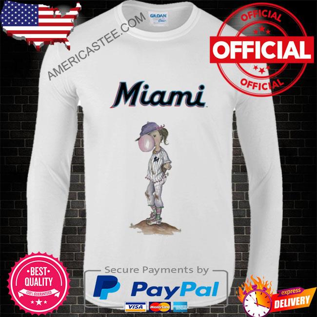 Miami marlins women’s bubbles shirt