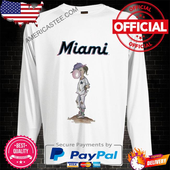 Miami marlins women’s bubbles shirt