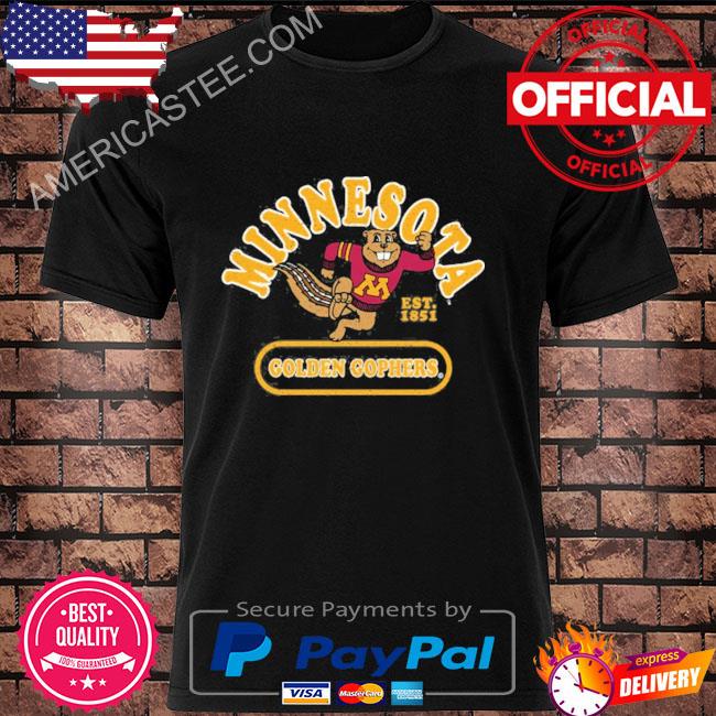 Minnesota golden gophers old-school pill enzyme washed shirt