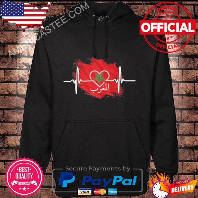 Moroccan Flag Heartbeat Shirt