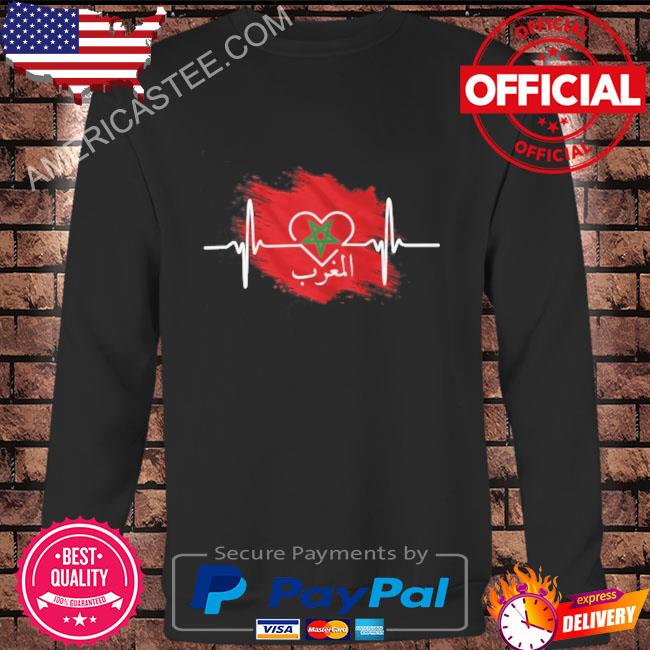 Moroccan Flag Heartbeat Shirt