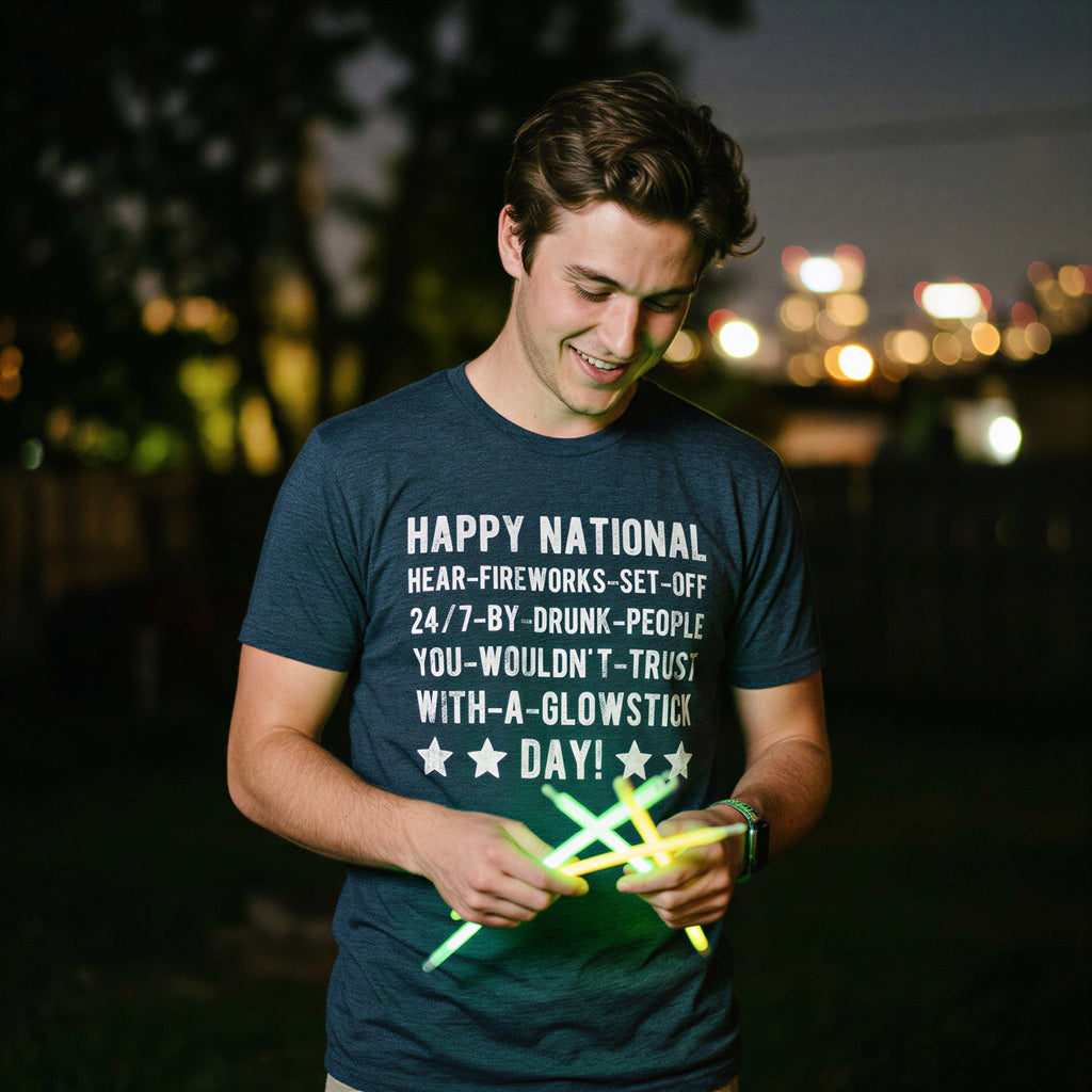 Happy National Fireworks Set Off By Drunk People Day Men's T Shirt