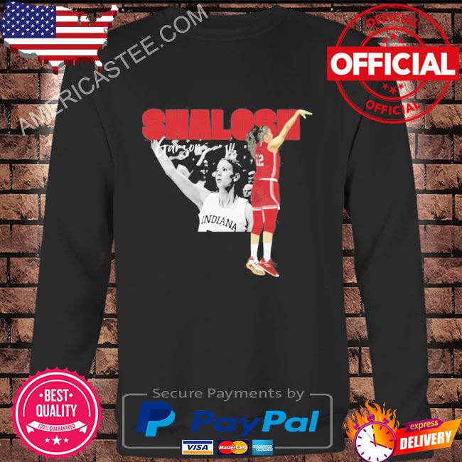 Ncaa big ten conference indiana basketball yarden garzon #12 shalosh shirt