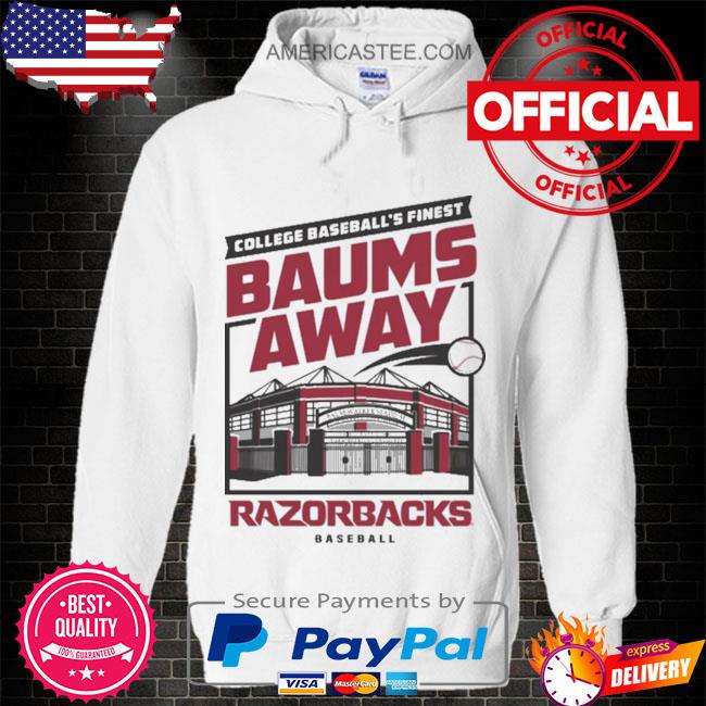 Ncaa college baseball’s finest arKansas razorbacks baums away shirt