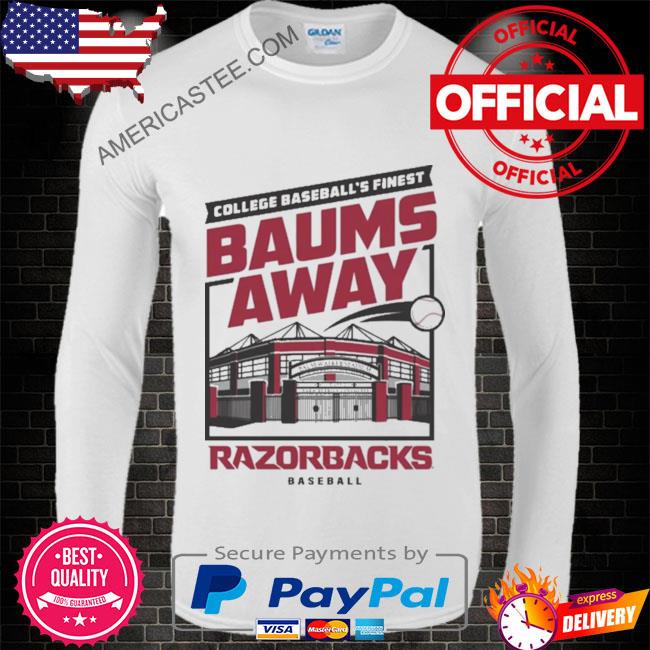 Ncaa college baseball’s finest arKansas razorbacks baums away shirt