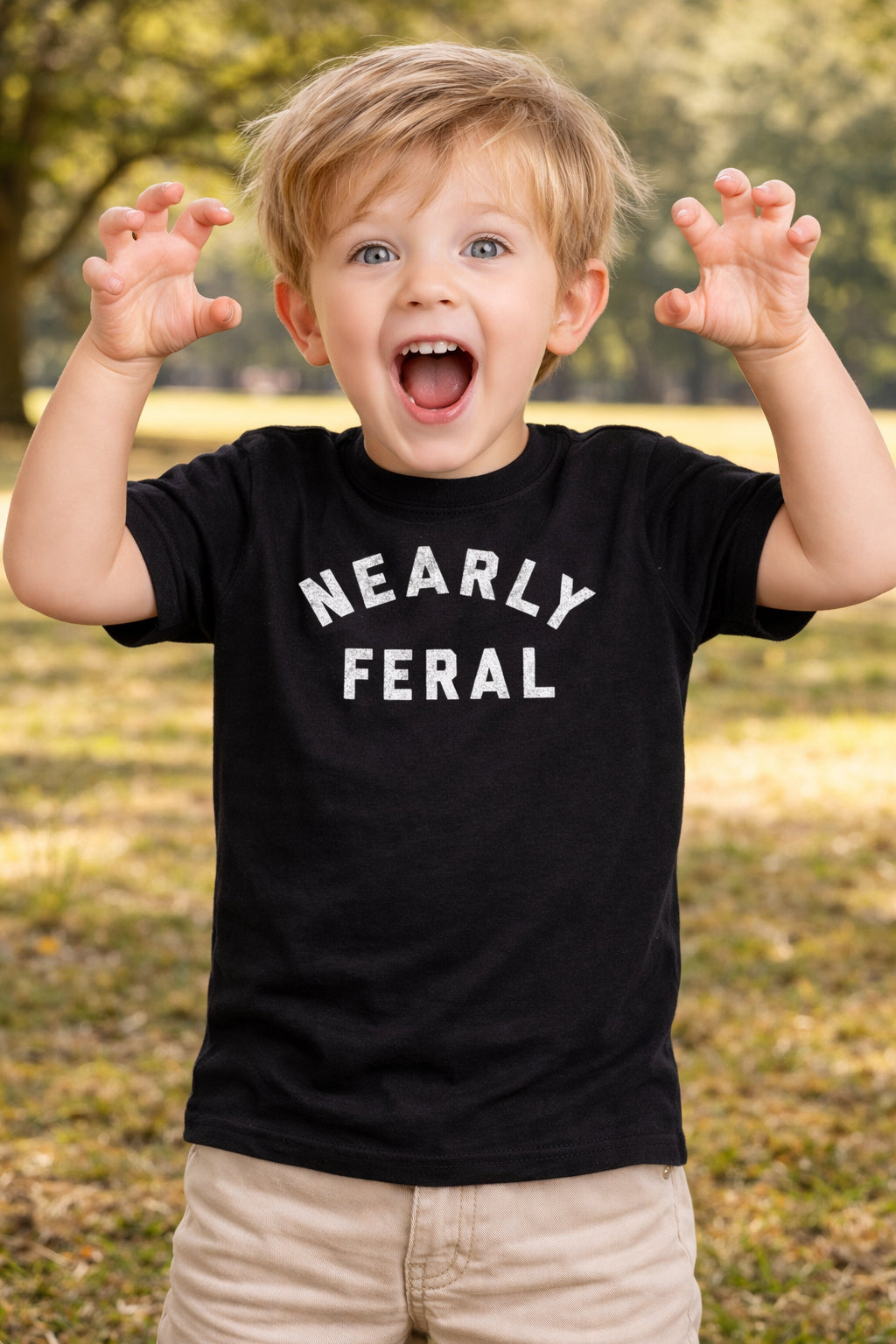 Nearly Feral Toddler T Shirt