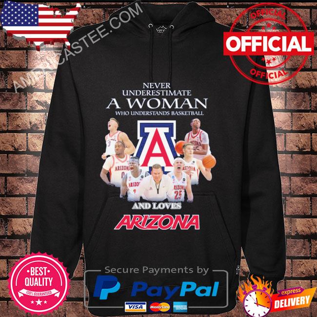 Never underestimate a woman who understands basketball and Arizona Wildcats 2023 shirt