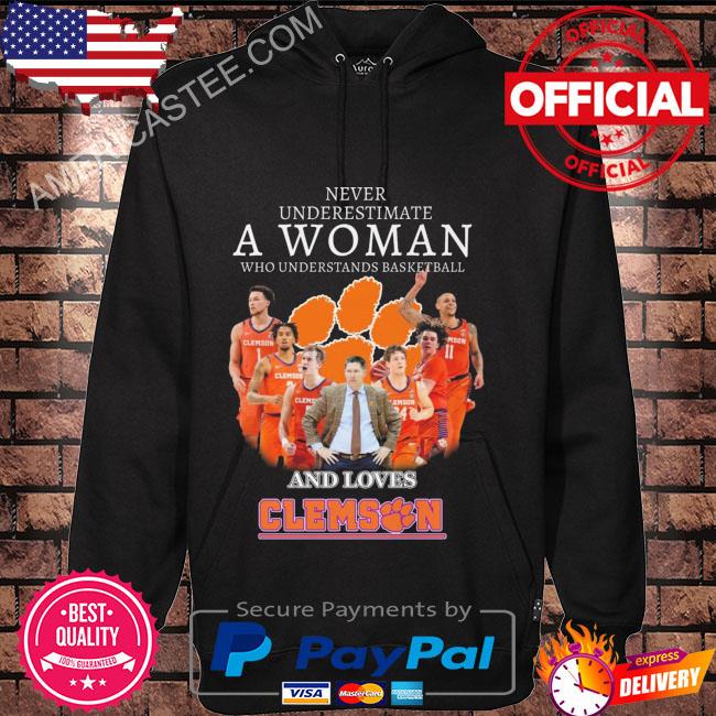 Never underestimate a woman who understands basketball and clemson tigers 2023 shirt