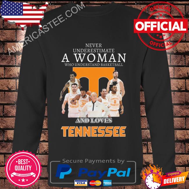 Never underestimate a woman who understands football and loves tennessee volunteers 2023 shirt