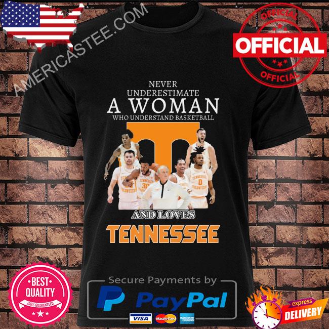 Never underestimate a woman who understands football and loves tennessee volunteers 2023 shirt