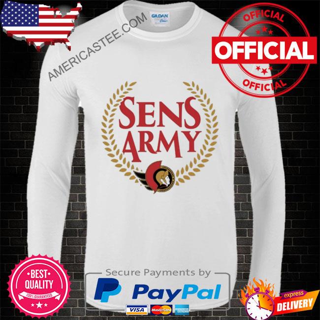Nhl ottawa senators army shout out shirt