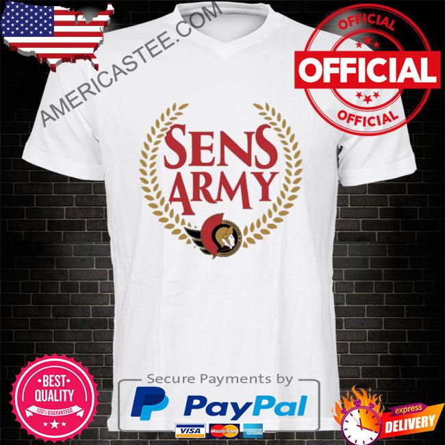 Nhl ottawa senators army shout out shirt