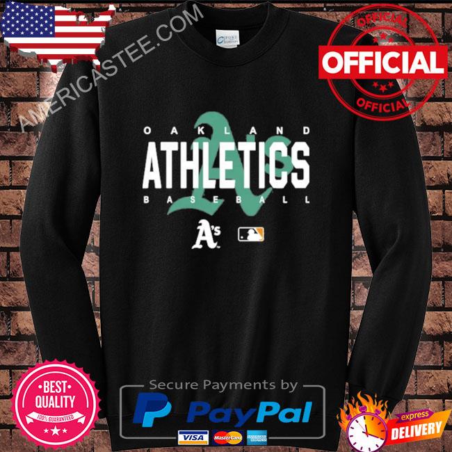Oakland athletics authentic collection team logo legend performance shirt