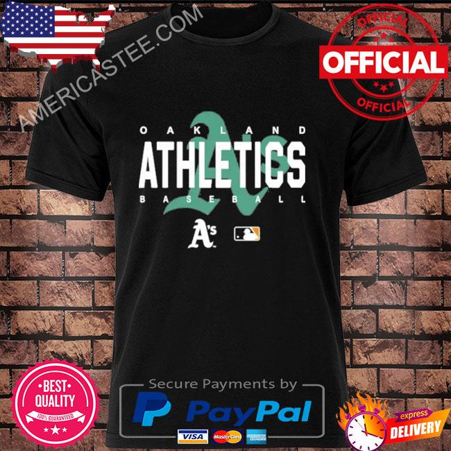 Oakland athletics authentic collection team logo legend performance shirt