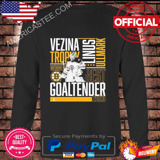 Boston Bruins 2023 Winner Vezina Trophy Linus Ullmark Shirt