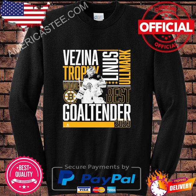 Boston Bruins 2023 Winner Vezina Trophy Linus Ullmark Shirt