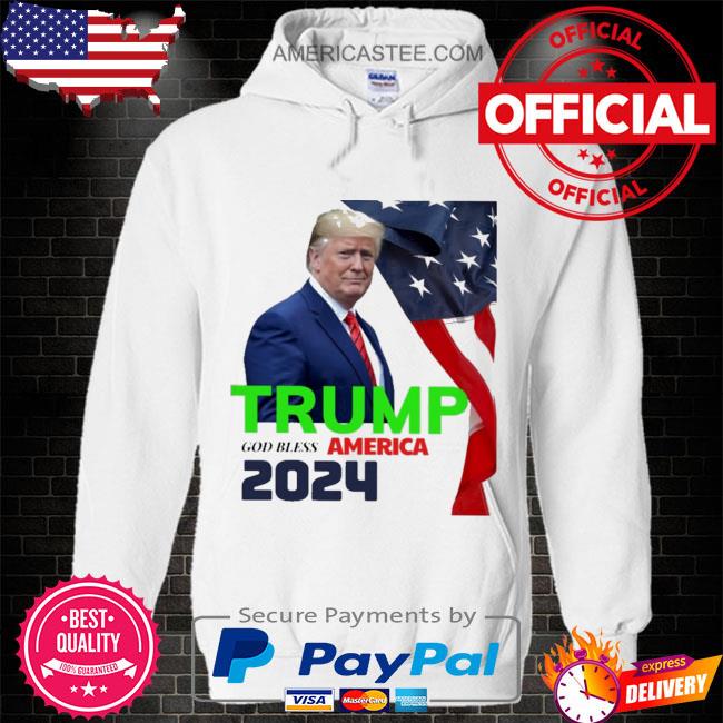 Campaign for the 2024 election supporting mr Trump American flag shirt