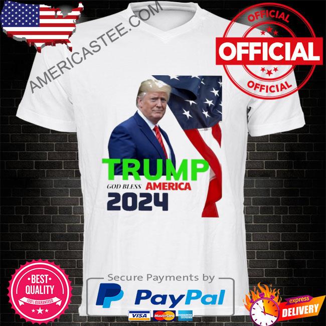 Campaign for the 2024 election supporting mr Trump American flag shirt