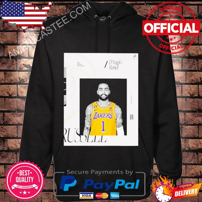 D’angelo russell los angeles lakers 2022 2023 shirt