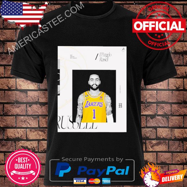 D’angelo russell los angeles lakers 2022 2023 shirt