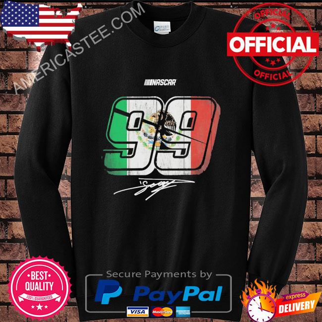 Daniel suarez mexican flag sugar skull black shirt