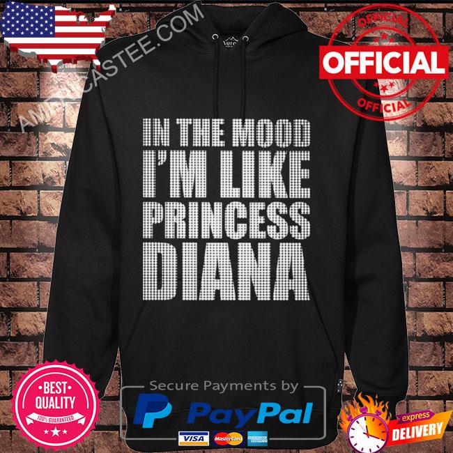 Ice spice wearing in the mood I’m like princess diana shirt