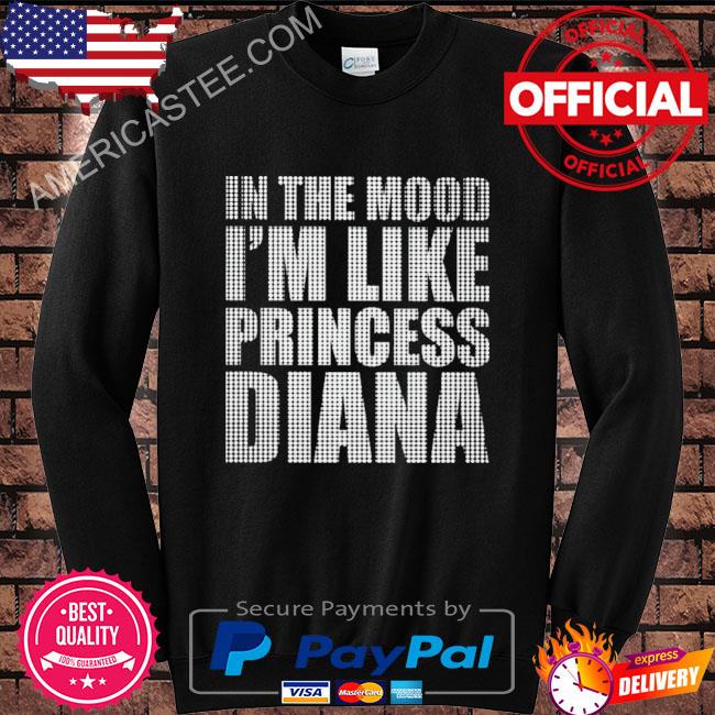Ice spice wearing in the mood I’m like princess diana shirt