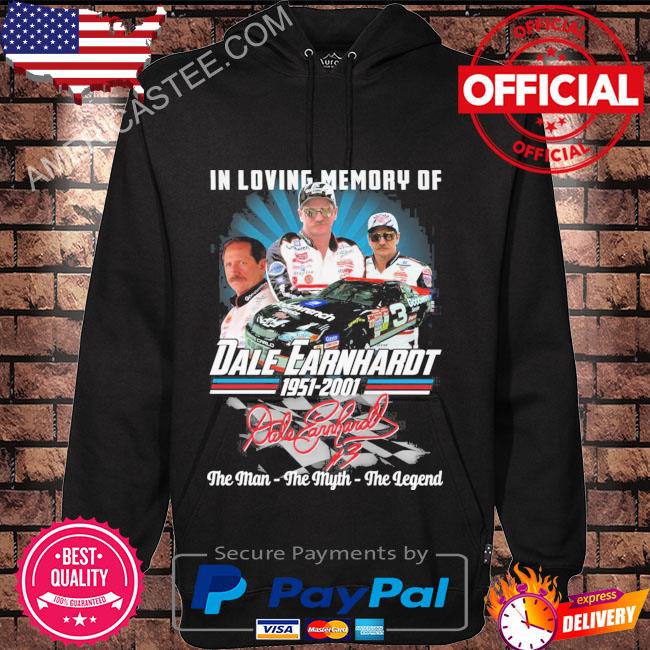 In loving memory of Dale Earnhardt 1951 2001 signature shirt