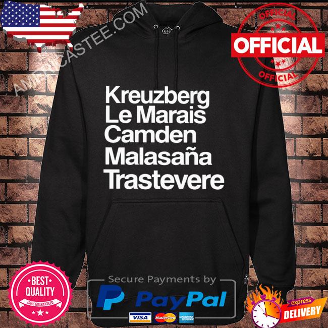 Kreuzberg le marais camden malasana trastevere shirt