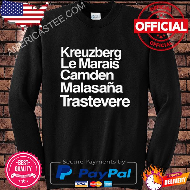 Kreuzberg le marais camden malasana trastevere shirt