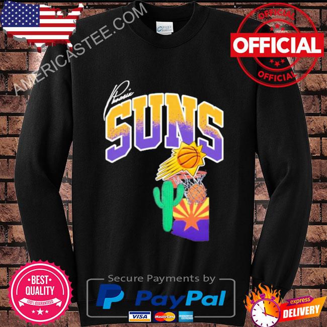 men’s pro standard black phoenix suns hometown chenille shirt
