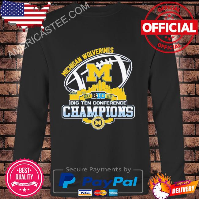Michigan Wolverines 2022 big ten conference champions shirt