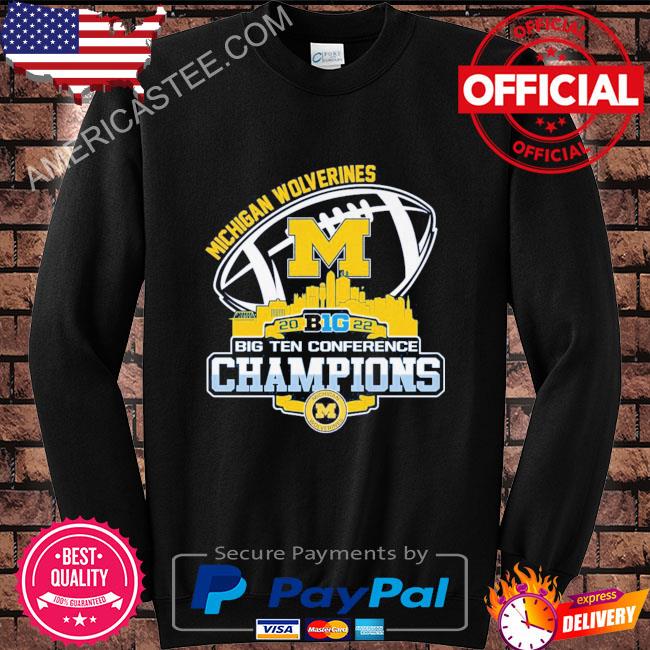 Michigan Wolverines 2022 big ten conference champions shirt